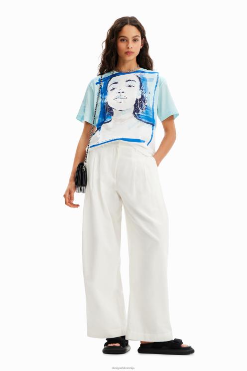 oblačila NFXLT160 ženske Desigual ilustracijska majica