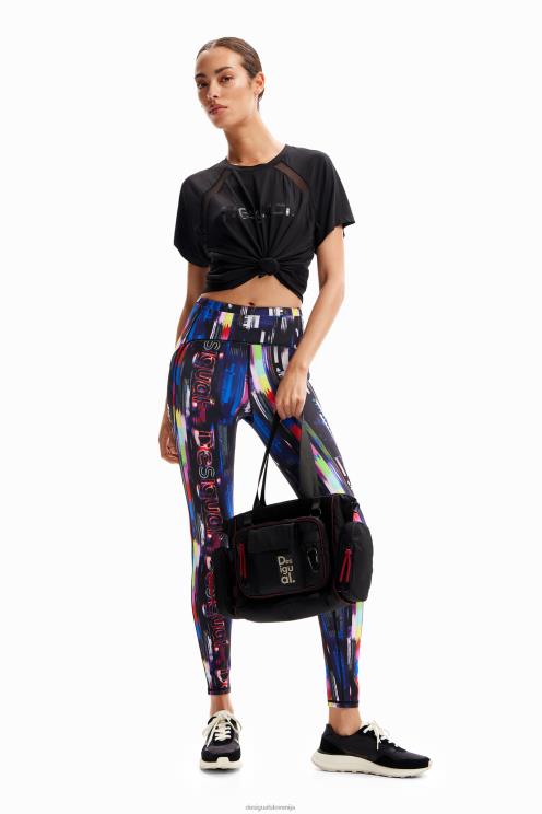 oblačila NFXLT209 ženske Desigual mrežasta športna majica