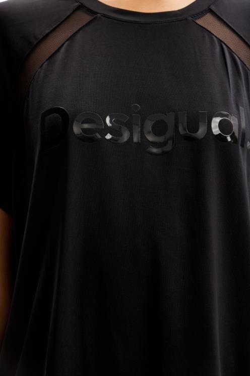 oblačila NFXLT209 ženske Desigual mrežasta športna majica