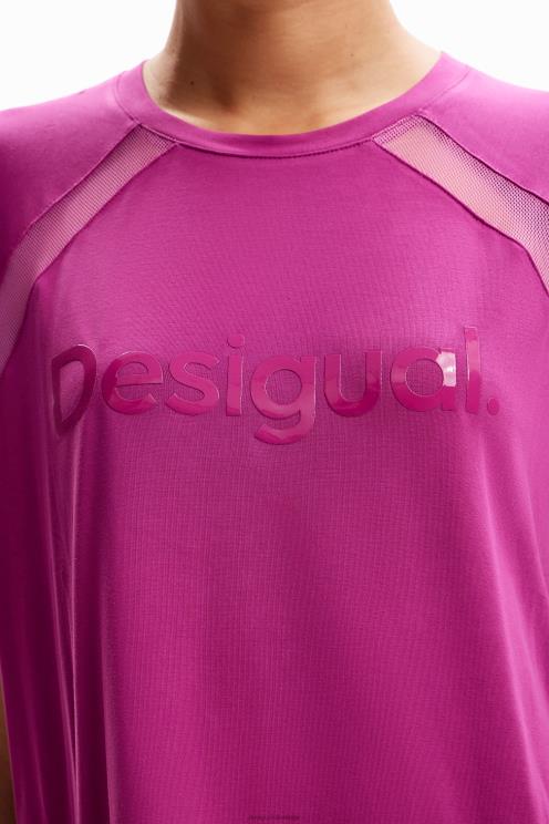 oblačila NFXLT237 ženske Desigual mrežasta športna majica