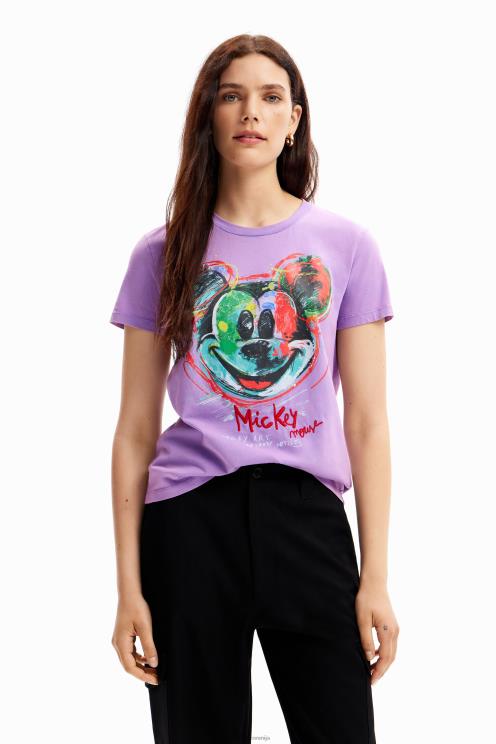 oblačila NFXLT27 ženske Desigual umetniška majica s kratkimi rokavi Mickey Mouse