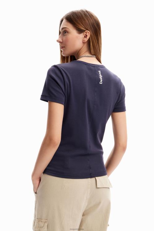 oblačila NFXLT327 ženske Desigual majica s kratkimi rokavi