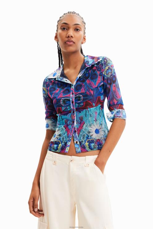 oblačila NFXLT376 ženske Desigual m. kratka ozka majica christian lacroix