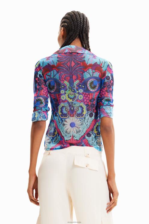 oblačila NFXLT376 ženske Desigual m. kratka ozka majica christian lacroix