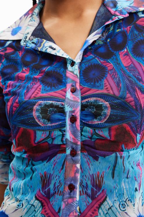 oblačila NFXLT376 ženske Desigual m. kratka ozka majica christian lacroix