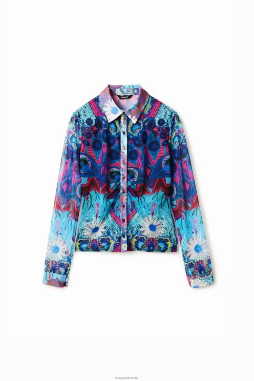 oblačila NFXLT376 ženske Desigual m. kratka ozka majica christian lacroix