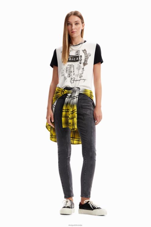 oblačila NFXLT64 ženske Desigual ilustracijska majica