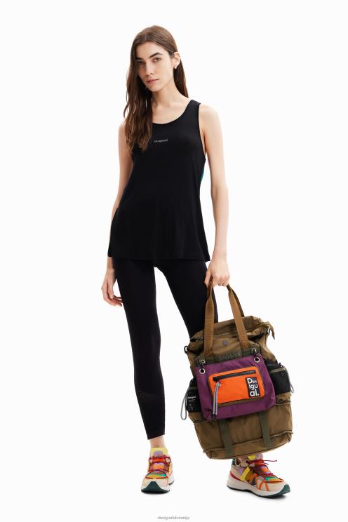 oblačila NFXLT713 ženske Desigual športni brezrokavnik s cvetličnim motivom