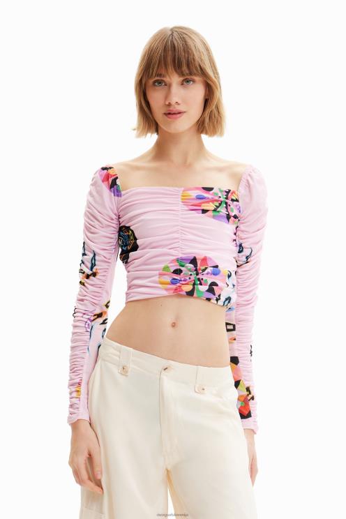 oblačila NFXLT749 ženske Desigual m. bluza z naborki christian lacroix