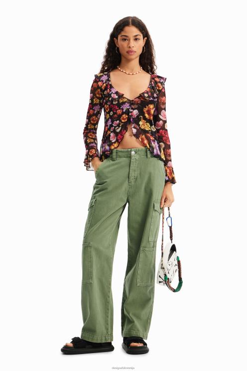 oblačila NFXLT782 ženske Desigual m. bluza z volančki Christian Lacroix