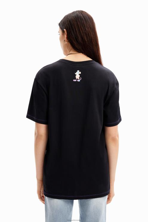 oblačila NFXLT79 ženske Desigual oversize mickey mouse majica s kratkimi rokavi