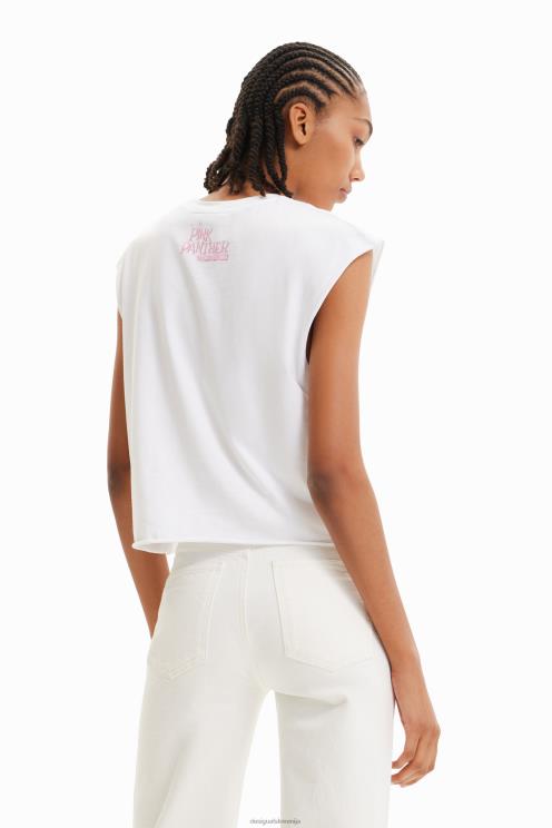 oblačila NFXLT852 ženske Desigual roza panter majica brez rokavov