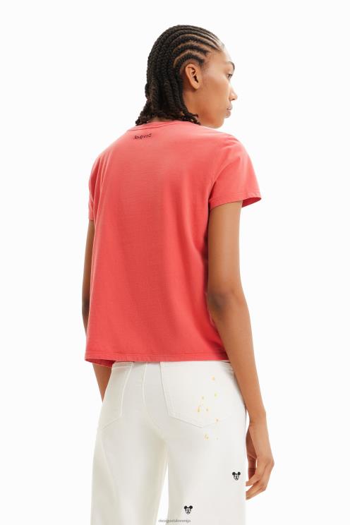 oblačila NFXLT901 ženske Desigual disneyjeva umetniška majica z miki miško