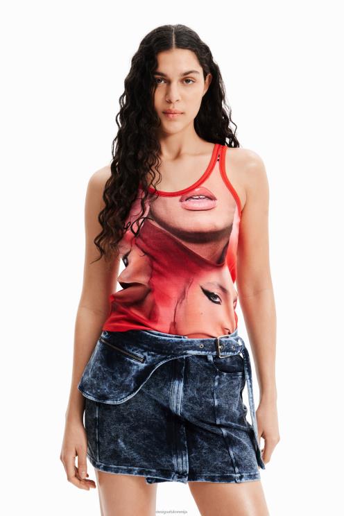 oblačila NFXLT948 ženske Desigual zgornji del jopiča za obraz nathy peluso