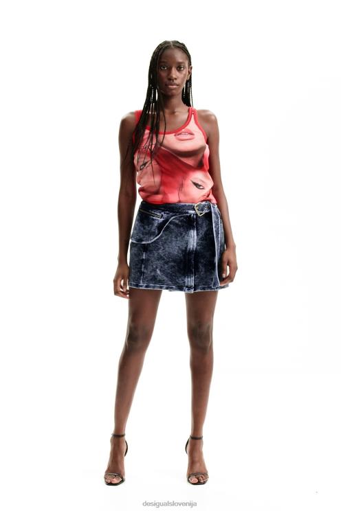 oblačila NFXLT948 ženske Desigual zgornji del jopiča za obraz nathy peluso