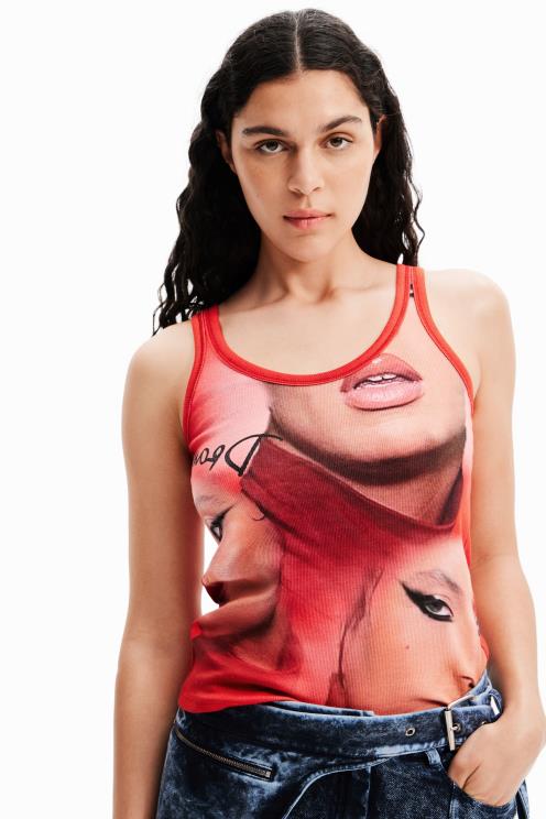 oblačila NFXLT948 ženske Desigual zgornji del jopiča za obraz nathy peluso