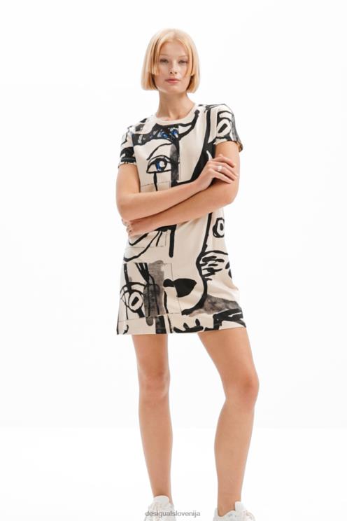 oblačila NFXLT1000 ženske Desigual mini majica z obrazom