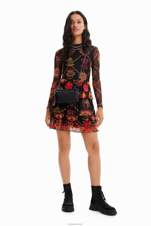 oblačila NFXLT1006 ženske Desigual kratka tunika obleka