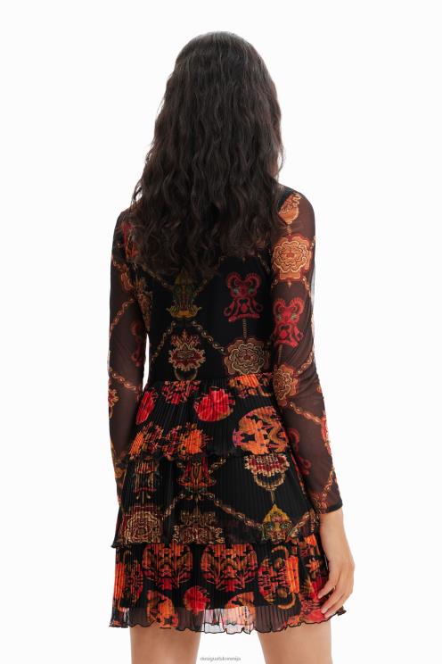 oblačila NFXLT1006 ženske Desigual kratka tunika obleka