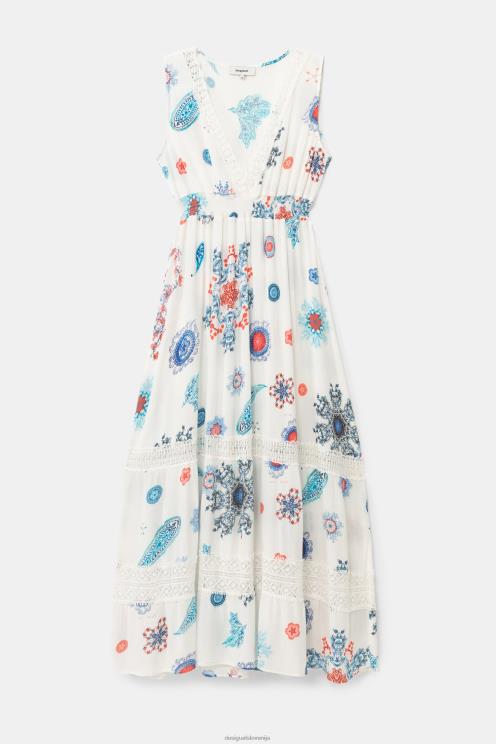 oblačila NFXLT1057 ženske Desigual dolga obleka brez rokavov