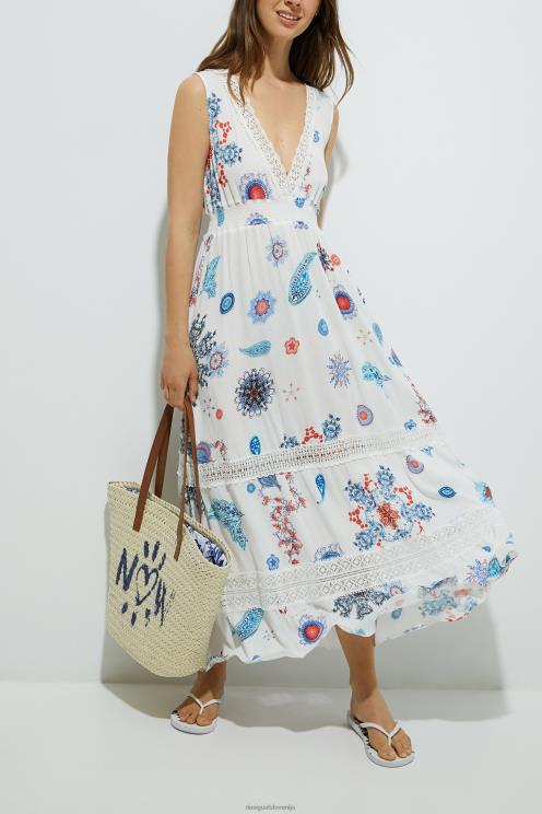 oblačila NFXLT1057 ženske Desigual dolga obleka brez rokavov