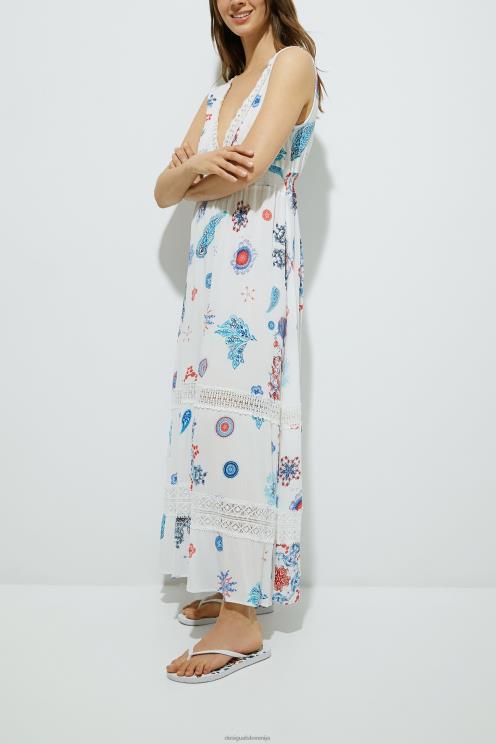 oblačila NFXLT1057 ženske Desigual dolga obleka brez rokavov