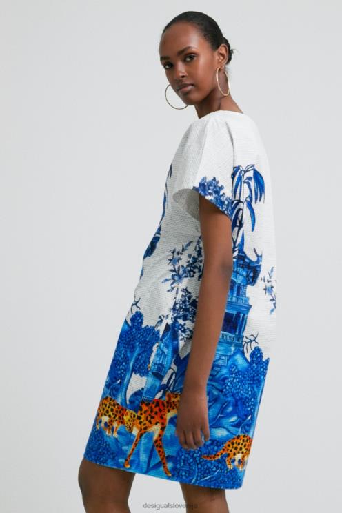 oblačila NFXLT1071 ženske Desigual kratka tunika stella jean