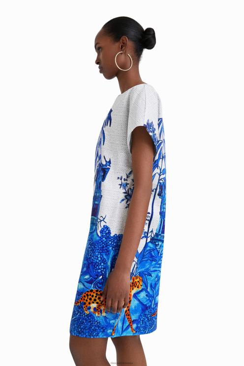 oblačila NFXLT1071 ženske Desigual kratka tunika stella jean