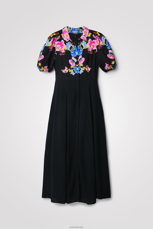 oblačila NFXLT1077 ženske Desigual m. dolga obleka christian lacroix