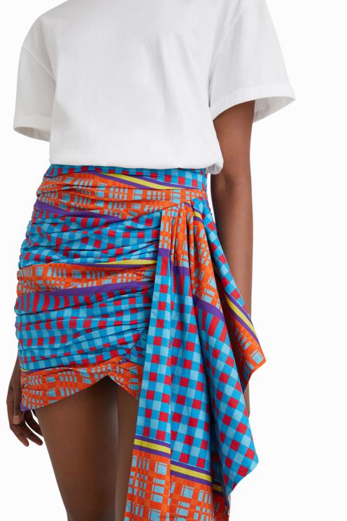 oblačila NFXLT1081 ženske Desigual kratka dvodelna obleka stella jean