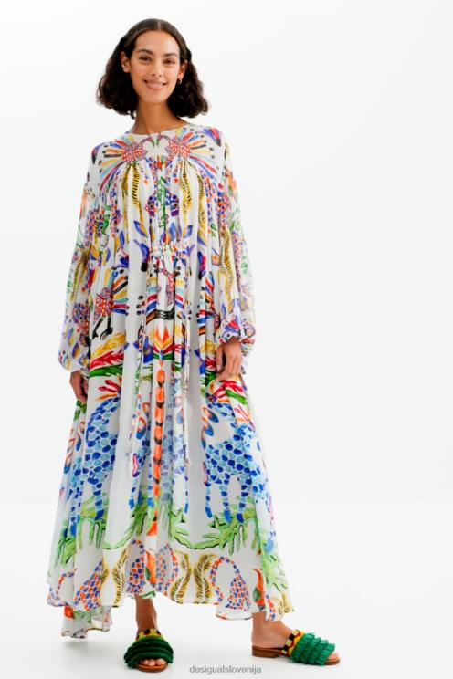 oblačila NFXLT110 ženske Desigual maxi tunika obleka stella jean