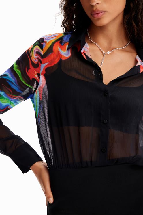 oblačila NFXLT13 ženske Desigual m. kombinacija kratke obleke christian lacroix