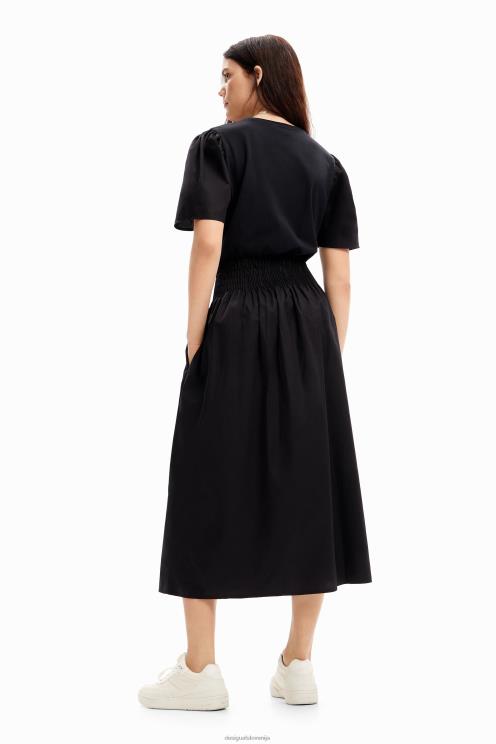 oblačila NFXLT151 ženske Desigual kombinacija midi obleke