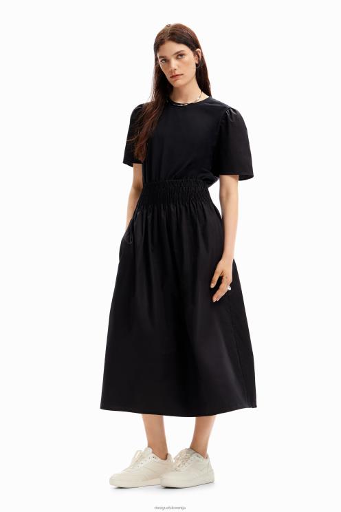 oblačila NFXLT151 ženske Desigual kombinacija midi obleke