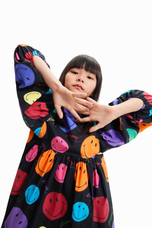 oblačila NFXLT1736 ženske Desigual ohlapna nasmejana obleka