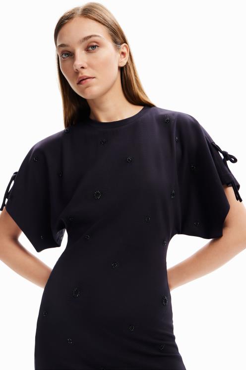 oblačila NFXLT180 ženske Desigual vezena mini obleka