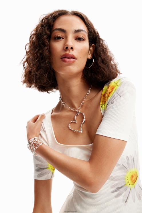 oblačila NFXLT187 ženske Desigual m. kratka obleka v obliki marjetice Christiana Lacroixa