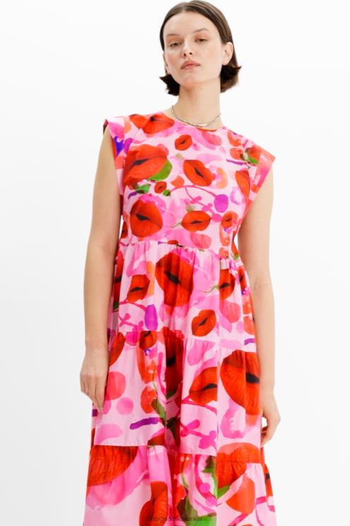 oblačila NFXLT283 ženske Desigual m. obleka z ustnicami christian lacroix