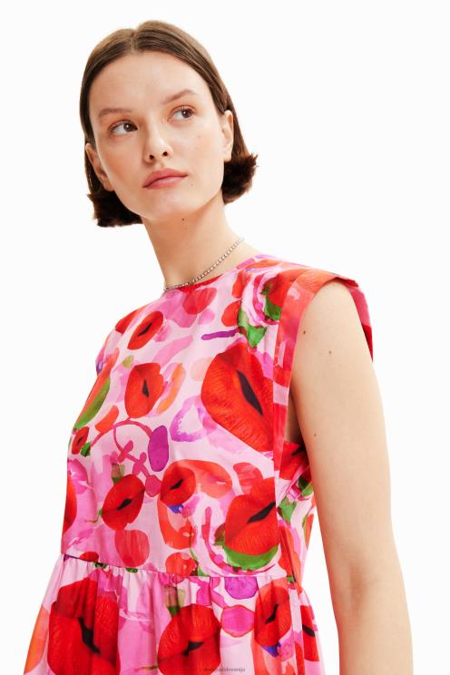 oblačila NFXLT283 ženske Desigual m. obleka z ustnicami christian lacroix