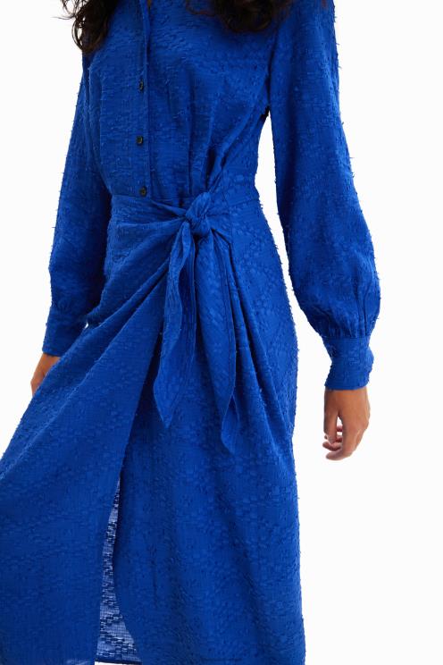 oblačila NFXLT387 ženske Desigual midi obleka na prevleko