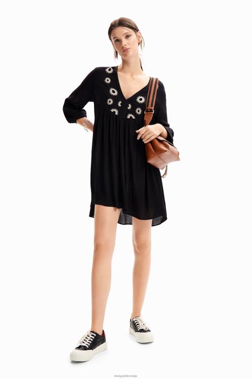 oblačila NFXLT55 ženske Desigual kratka tunika obleka