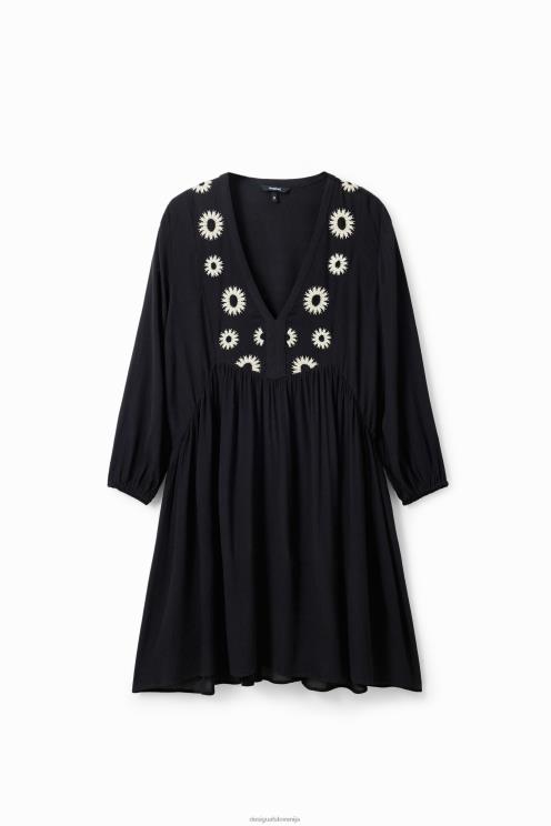 oblačila NFXLT55 ženske Desigual kratka tunika obleka