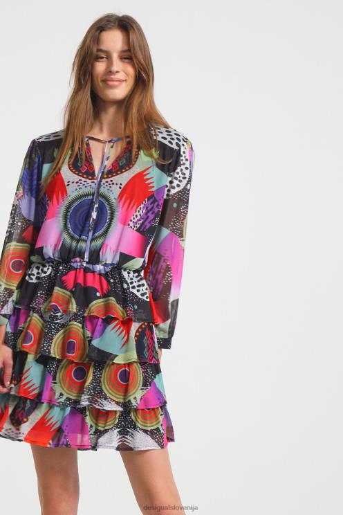 oblačila NFXLT685 ženske Desigual m. večplastna obleka christian lacroix