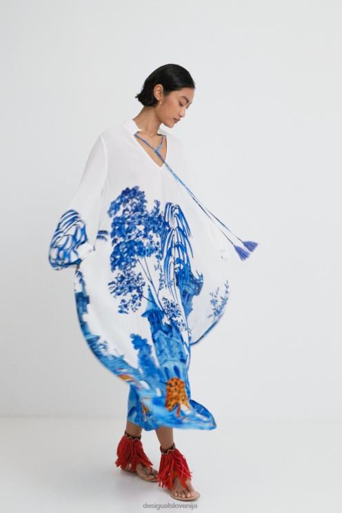 oblačila NFXLT709 ženske Desigual dolg kaftan stella jean