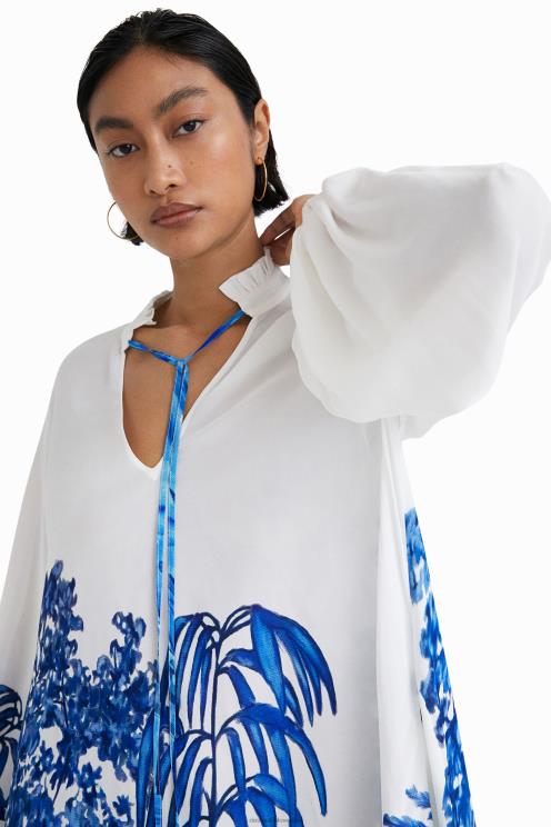 oblačila NFXLT709 ženske Desigual dolg kaftan stella jean