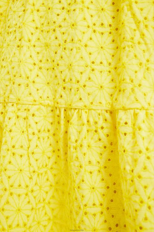 oblačila NFXLT756 ženske Desigual kratka švicarska obleka z vezenjem