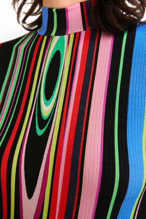 oblačila NFXLT783 ženske Desigual tanka midi obleka