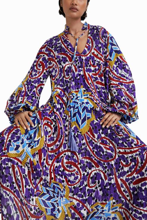 oblačila NFXLT832 ženske Desigual dolg kaftan stella jean