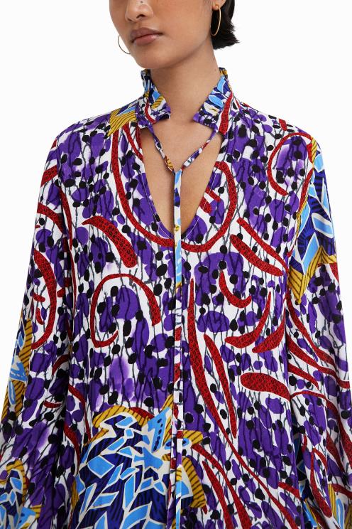 oblačila NFXLT832 ženske Desigual dolg kaftan stella jean