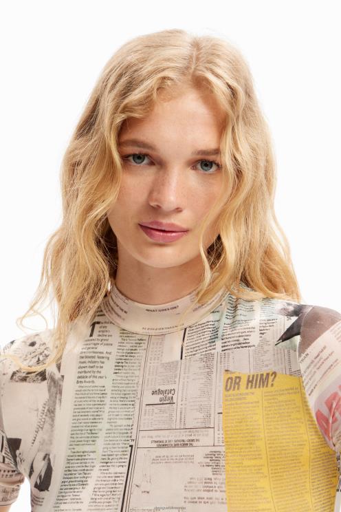 oblačila NFXLT941 ženske Desigual ozka časopisna midi obleka